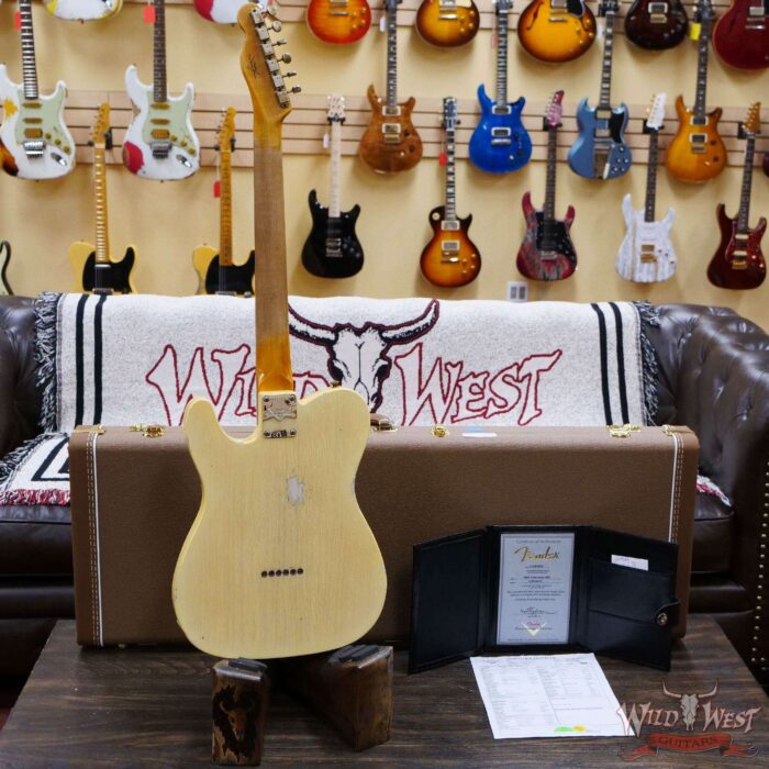 Fender Custom Shop 1960 Telecaster Relic Rosewood Fingerboard Natural Blonde - Image 9