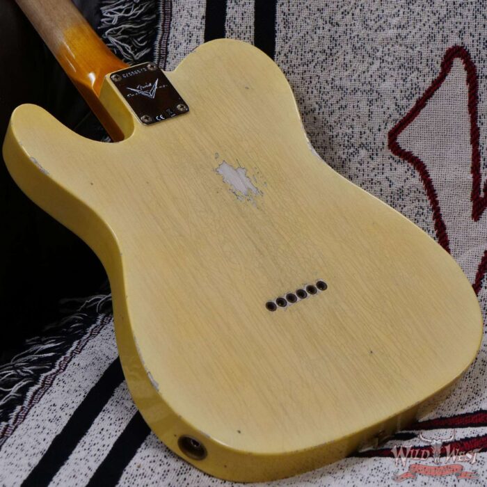 Fender Custom Shop 1960 Telecaster Relic Rosewood Fingerboard Natural Blonde - Image 11