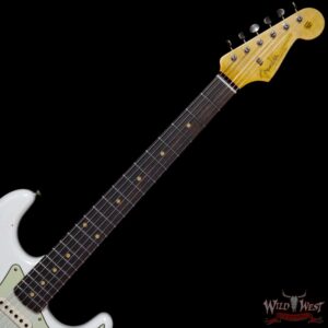 Fender Custom Shop 1961 Stratocaster Relic with AAA Rosewood Slab Fingerboard Olympic White - Image 8