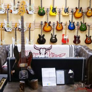 Fender Custom Shop Time Machine Series ‘62 J-Bass 1962 Jazz Bass Hand-Wound Relic Aged Black - Image 6