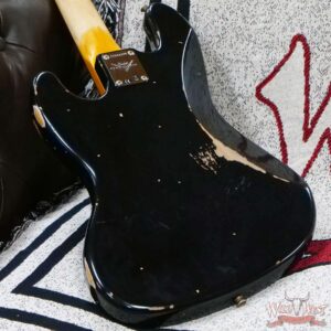 Fender Custom Shop Time Machine Series ‘62 J-Bass 1962 Jazz Bass Hand-Wound Relic Aged Black - Image 11