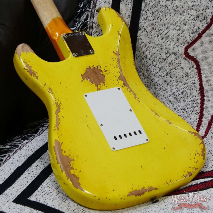 Fender Custom Shop 1961 Stratocaster Heavy Relic Graffiti Yellow - Image 12