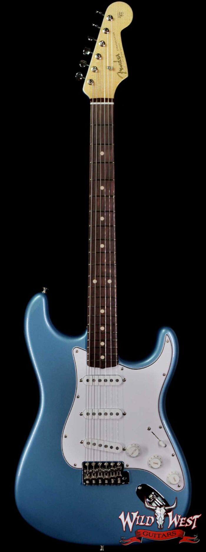 Fender Custom Shop 1961 Stratocaster NOS Hand-Wound Pickups Matching Color Neck Blue Agave - Image 1