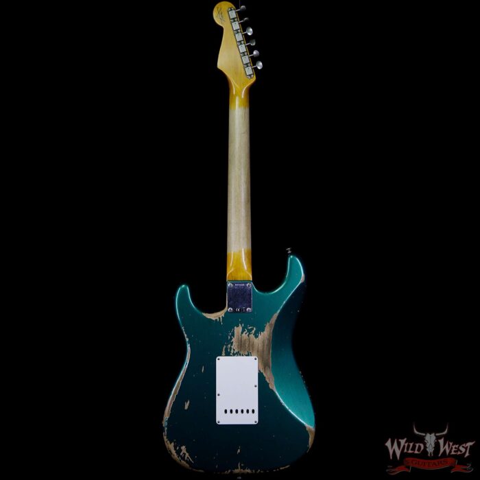 Fender Custom Shop 1961 Stratocaster Heavy Relic AAA Rosewood Board British Racing Green - Image 5