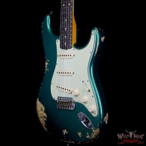 Fender Custom Shop 1961 Stratocaster Heavy Relic AAA Rosewood Board British Racing Green - Image 2
