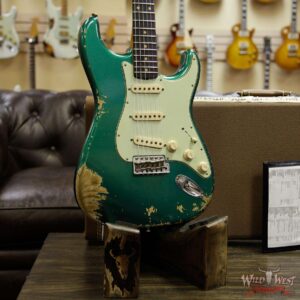 Fender Custom Shop 1961 Stratocaster Heavy Relic AAA Rosewood Board British Racing Green - Image 12