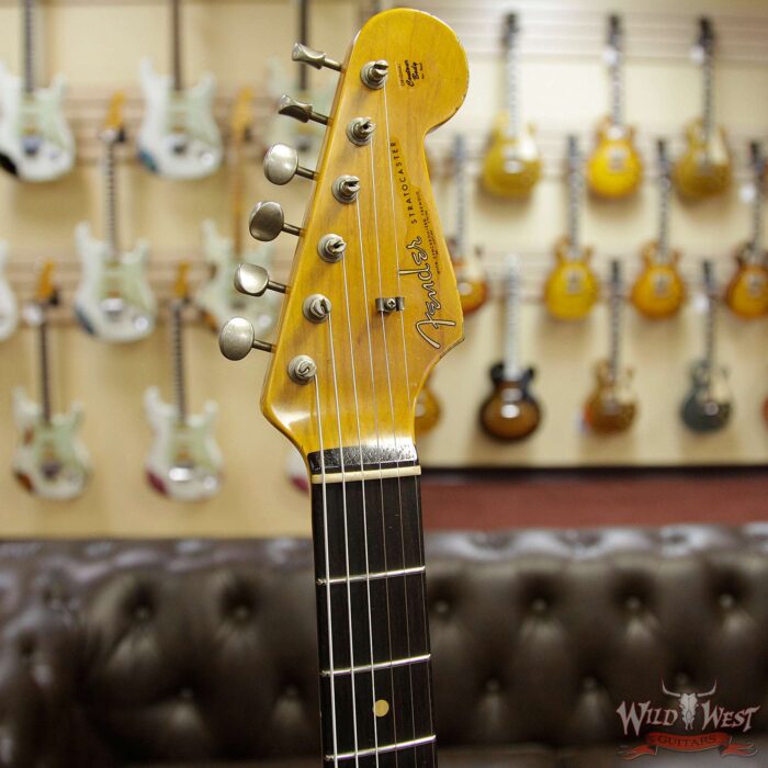 Fender Custom Shop 1961 Stratocaster Heavy Relic AAA Rosewood Board British Racing Green - Image 7
