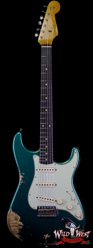 Fender Custom Shop 1961 Stratocaster Heavy Relic AAA Rosewood Board British Racing Green