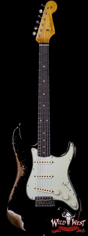 Fender Custom Shop 1961 Stratocaster Heavy Relic AAA Rosewood Fingerboard Black