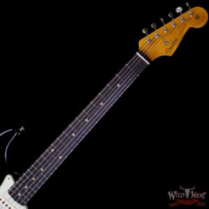 Fender Custom Shop 1961 Stratocaster Heavy Relic AAA Rosewood Fingerboard Black - Image 8