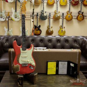 Fender Custom Shop 1961 Stratocaster Heavy Relic AAA Rosewood Fingerboard Fiesta Red - Image 11