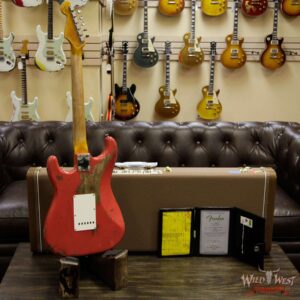 Fender Custom Shop 1961 Stratocaster Heavy Relic AAA Rosewood Fingerboard Fiesta Red - Image 13