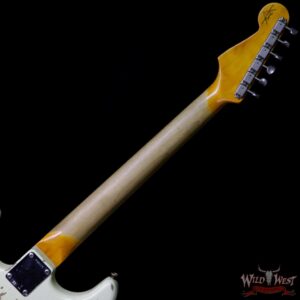 Fender Custom Shop 1961 Stratocaster Heavy Relic AAA Rosewood Fingerboard Vintage White - Image 9