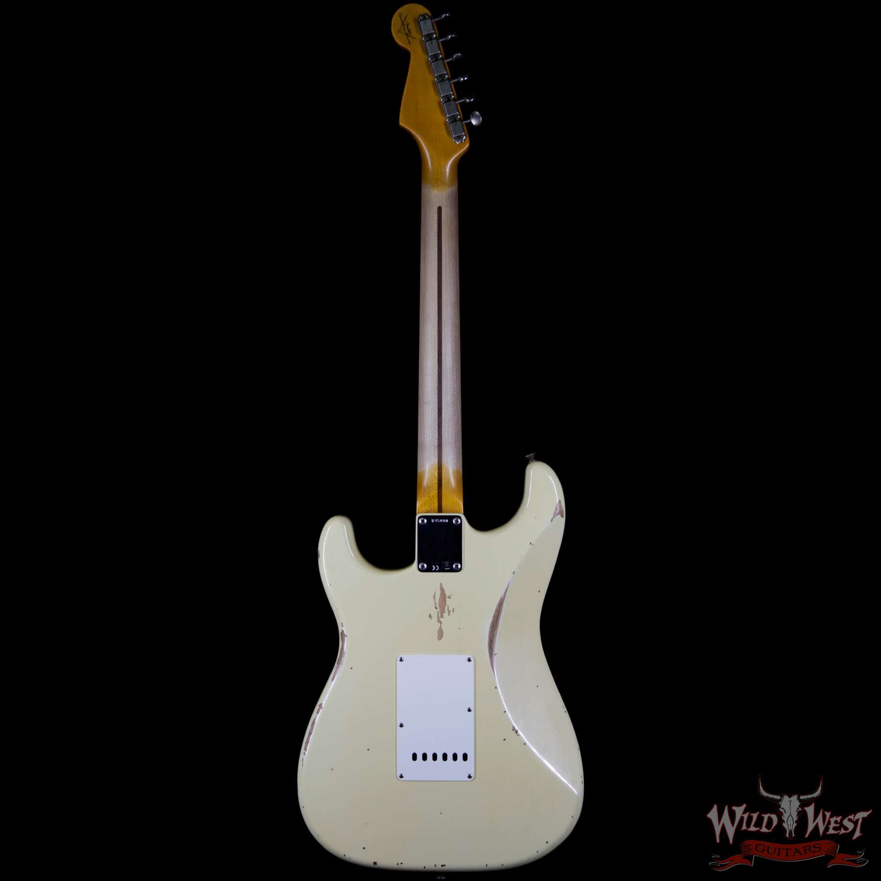 fendercs-1961strathshrelic-avw-r95080-b__wwg.jpg Fender Custom Shop 1961 Stratocaster Relic HSH Maple Neck Aged Vintage White - Image 6