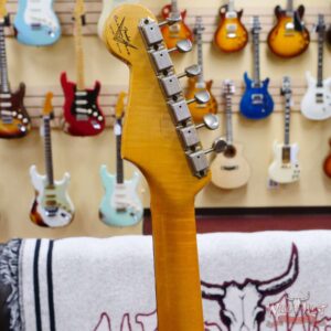 Fender Custom Shop Limited Edition 1961 Stratocaster Hardtail Hand-Wound Pickups AAA Dark Rosewood Slab Board Relic Aged Olympic White - Image 10