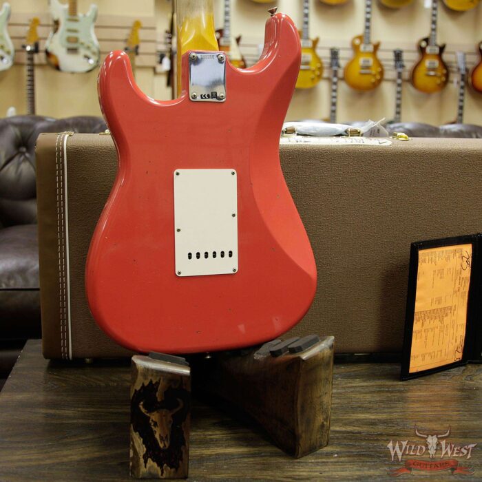 Fender Custom Shop 1961 Stratocaster Journeyman Relic with Dirty Neck Fiesta Red - Image 14