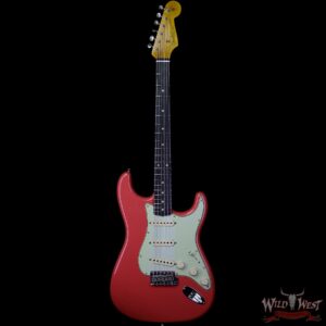 Fender Custom Shop 1961 Stratocaster Journeyman Relic with Dirty Neck Fiesta Red - Image 4