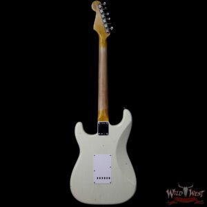 Fender Custom Shop 1961 Stratocaster Journeyman Relic w/ Dirty Neck AAA Rosewood Slab Fingerboard Vintage White - Image 5