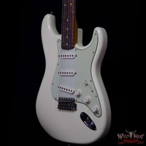 Fender Custom Shop 1961 Stratocaster Journeyman Relic w/ Dirty Neck AAA Rosewood Slab Fingerboard Vintage White - Image 2