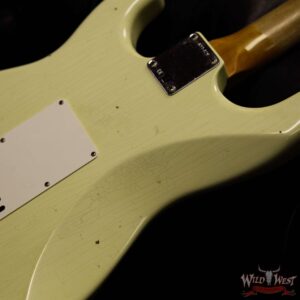 Fender Custom Shop 1961 Stratocaster Journeyman Relic w/ Dirty Neck AAA Rosewood Slab Fingerboard Vintage White - Image 16
