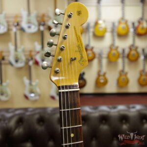 Fender Custom Shop 1961 Stratocaster Journeyman Relic w/ Dirty Neck AAA Rosewood Slab Fingerboard Vintage White - Image 7