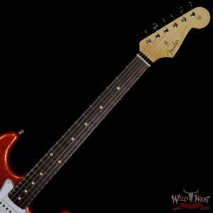 Fender Custom Shop 1961 Stratocaster NOS Hand-Wound Pickups Matching Color Neck Orange Sparkle - Image 4