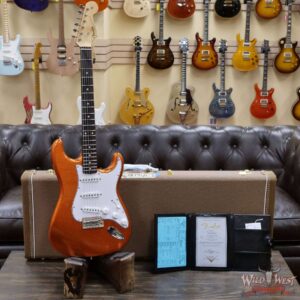 Fender Custom Shop 1961 Stratocaster NOS Hand-Wound Pickups Matching Color Neck Orange Sparkle - Image 6