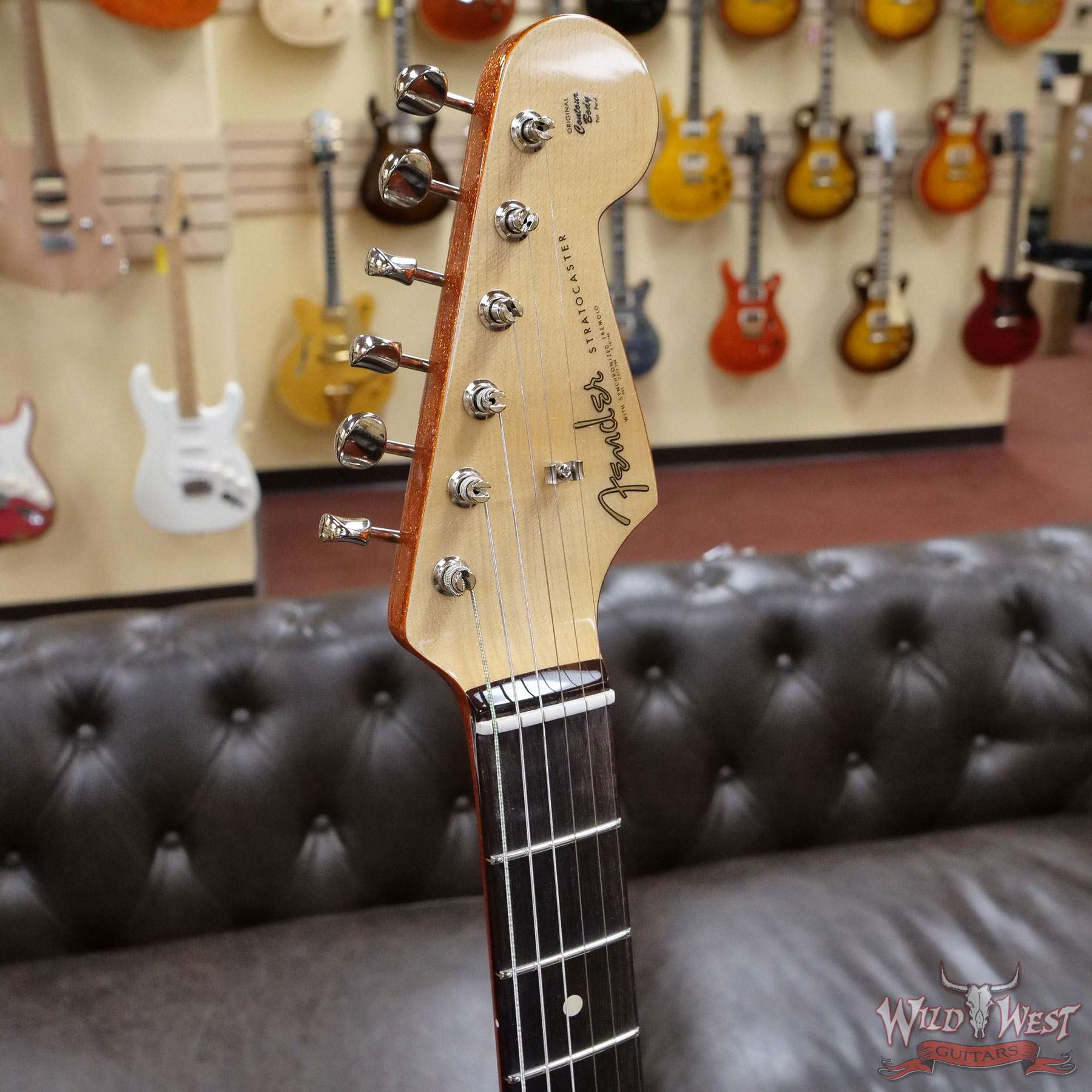 fendercs-1961stratnos-orangesparkle-r111202-d2__wwg.jpg Fender Custom Shop 1961 Stratocaster NOS Hand-Wound Pickups Matching Color Neck Orange Sparkle - Image 7