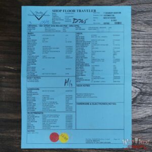 Fender Custom Shop 1961 Stratocaster NOS Hand-Wound Pickups Matching Color Neck Orange Sparkle - Image 13