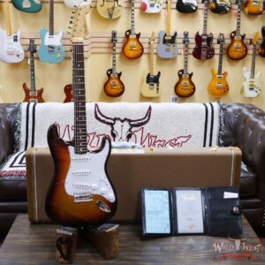 Fender Custom Shop 1961 Stratocaster NOS Hand-Wound Pickups Matching Color Neck 3 Tone Sunburst Sparkle - Image 6