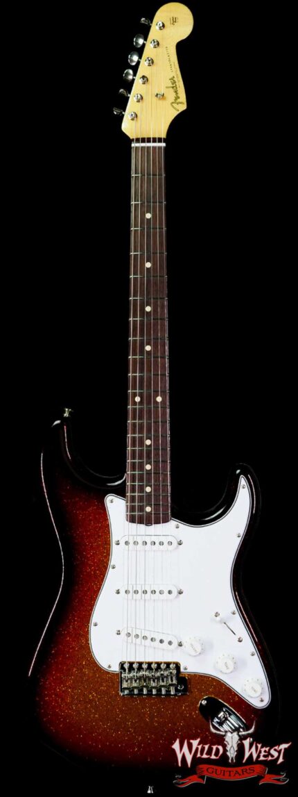 Fender Custom Shop 1961 Stratocaster NOS Hand-Wound Pickups Matching Color Neck 3 Tone Sunburst Sparkle