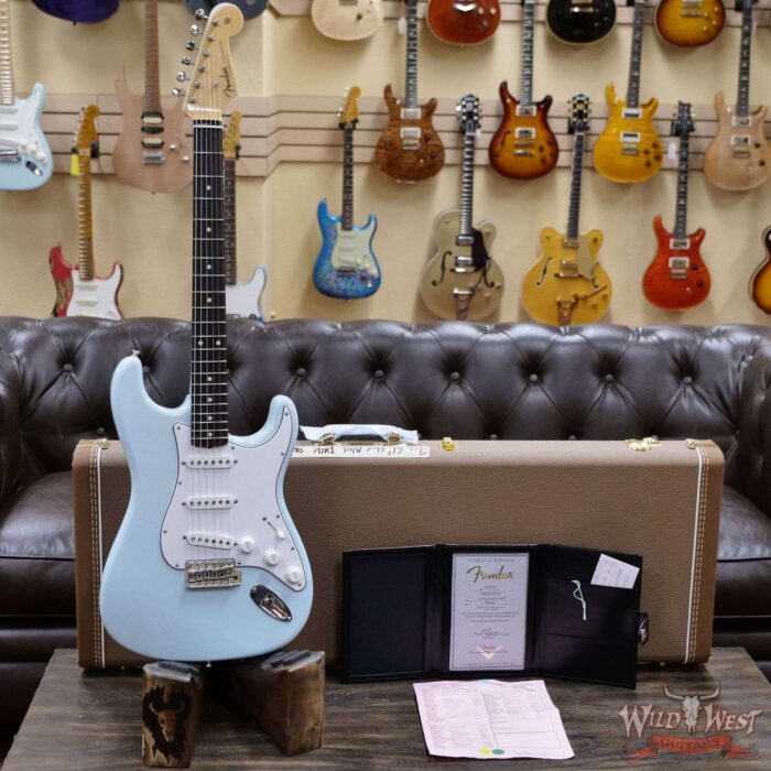 Fender Custom Shop 1961 Stratocaster NOS Hand-Wound Pickups Matching Color Neck Sonic Blue - Image 6