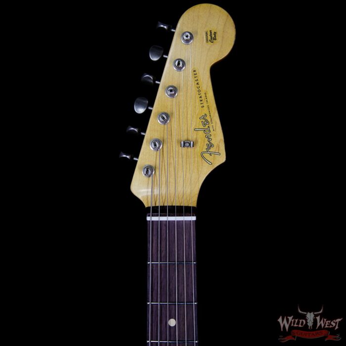 Fender Custom Shop 1961 Stratocaster Relic Rosewood Fretboard 3 Tone Sunburst - Image 8