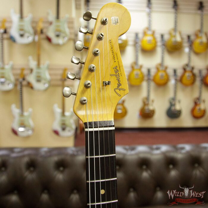 Fender Custom Shop 1961 Stratocaster Relic AAA Rosewood Fingerboard 3 Tone Sunburst - Image 7