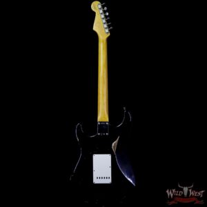 Fender Custom Shop 1961 Stratocaster Relic AAA Rosewood Fingerboard Black - Image 5