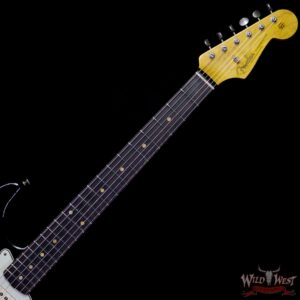 Fender Custom Shop 1961 Stratocaster Relic AAA Rosewood Fingerboard Black - Image 8