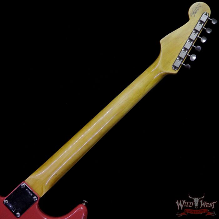 Fender Custom Shop 1961 Stratocaster Relic with AAA Rosewood Slab Fingerboard Fiesta Red - Image 10