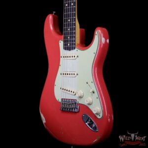 Fender Custom Shop 1961 Stratocaster Relic AAA Rosewood Fingerboard Fiesta Red - Image 2