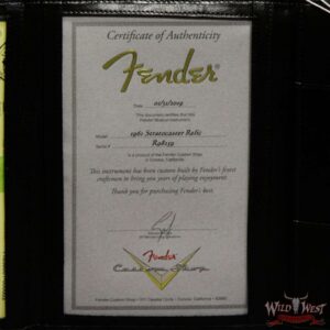 Fender Custom Shop 1961 Stratocaster Relic AAA Rosewood Fingerboard Fiesta Red - Image 15
