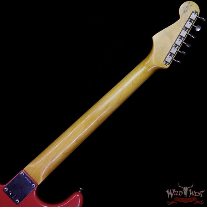 Fender Custom Shop 1961 Stratocaster Relic AAA Rosewood Fingerboard Fiesta Red - Image 10