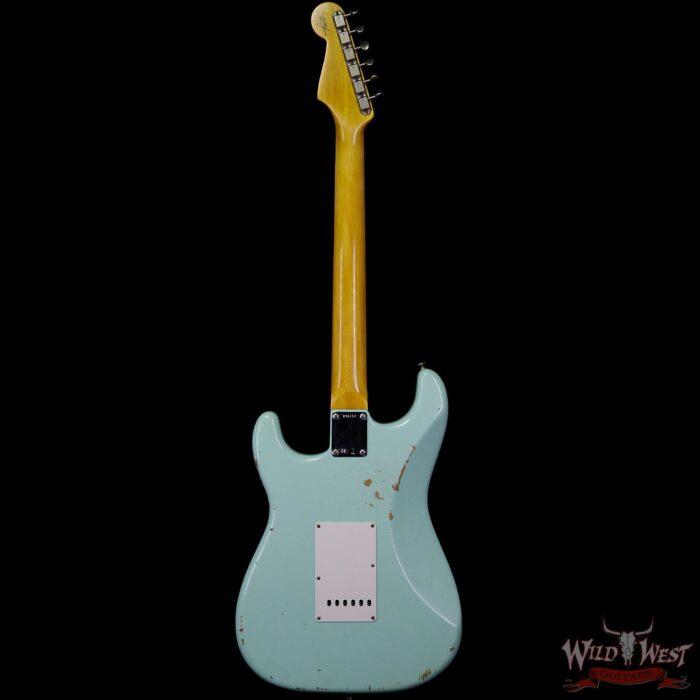 Fender Custom Shop 1961 Stratocaster Relic with AAA Rosewood Slab Fingerboard Surf Green - Image 5