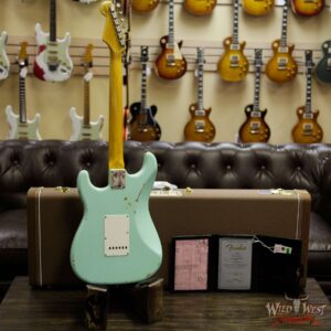 Fender Custom Shop 1961 Stratocaster Relic with AAA Rosewood Slab Fingerboard Surf Green - Image 14
