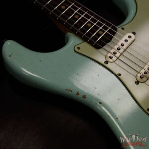 Fender Custom Shop 1961 Stratocaster Relic with AAA Rosewood Slab Fingerboard Surf Green - Image 13