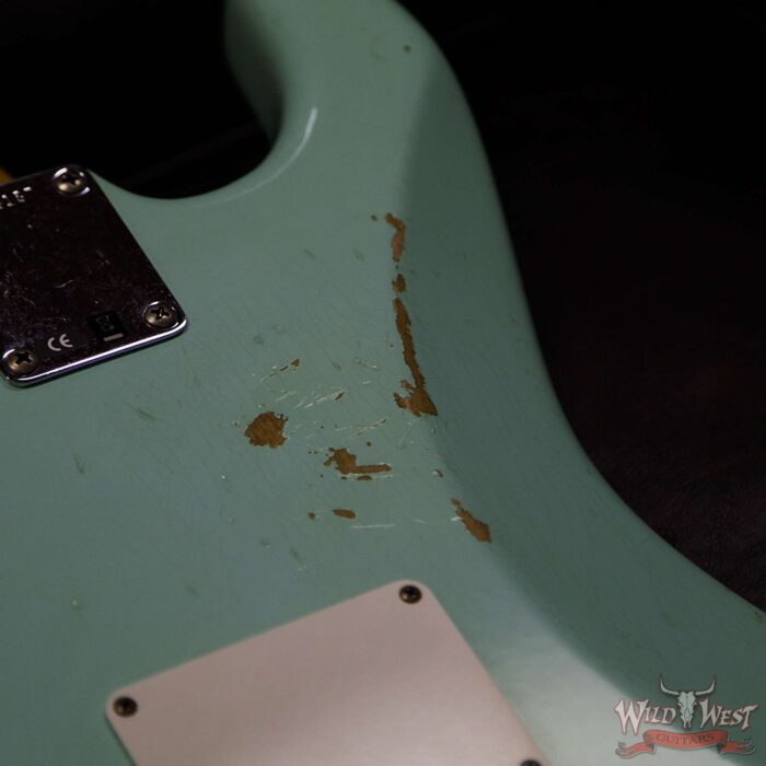 Fender Custom Shop 1961 Stratocaster Relic with AAA Rosewood Slab Fingerboard Surf Green - Image 16