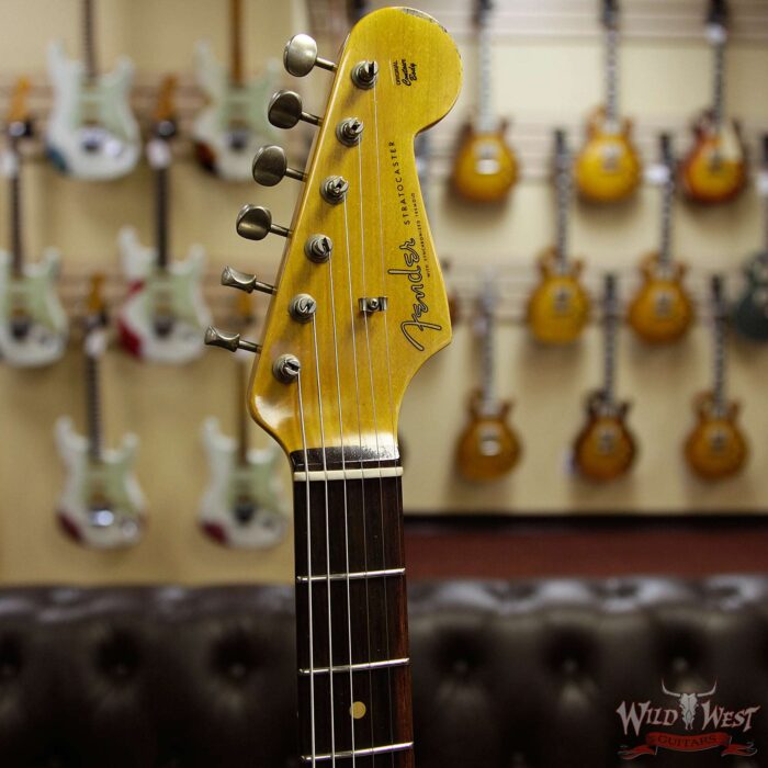 Fender Custom Shop 1961 Stratocaster Relic with AAA Rosewood Slab Fingerboard Surf Green - Image 7