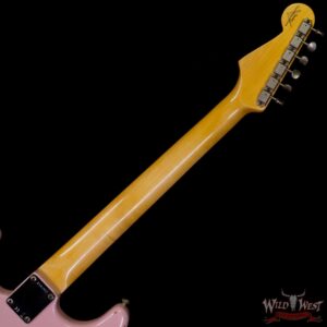 Fender Custom Shop 1961 Stratocaster Relic AAA Rosewood Slab Board with Maple Neck Shell Pink - Image 5