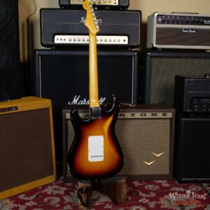 Fender Custom Shop 1961 Stratocaster Relic AAA Rosewood Slab Board Maple Neck 3 Tone Sunburst - Image 9
