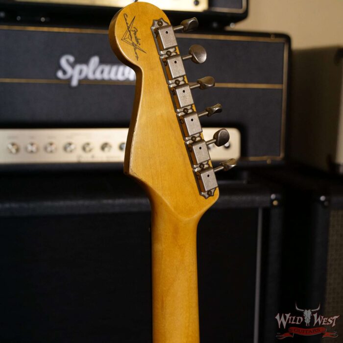 Fender Custom Shop 1961 Stratocaster Relic AAA Rosewood Slab Board Maple Neck 3 Tone Sunburst - Image 10