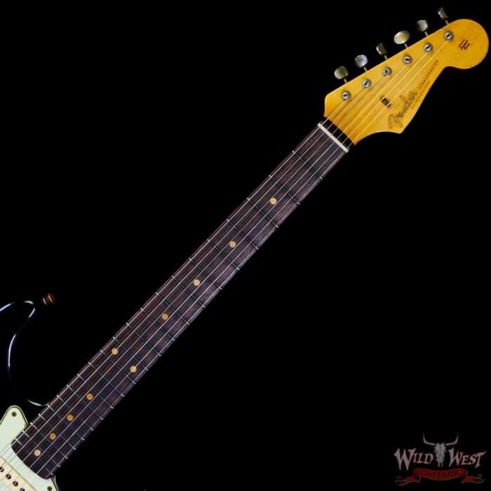 Fender Custom Shop 1961 Stratocaster Relic AAA Rosewood Slab Board Maple Neck Black - Image 5