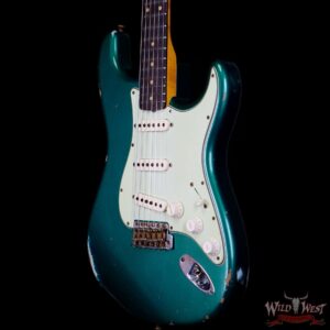 Fender Custom Shop 1961 Stratocaster Relic AAA Rosewood Slab Board Maple Neck British Racing Green - Image 2